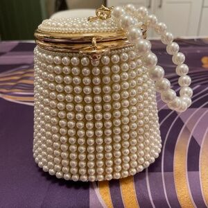 Queenia Faux Pearl Bag